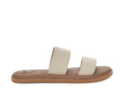 Sanuk Yoga Gora - Sanuk Sandals Womens Brown / Beige - Philippines EBJUCZ493